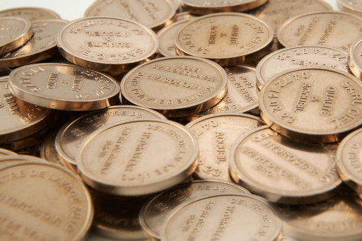 Metal tokens