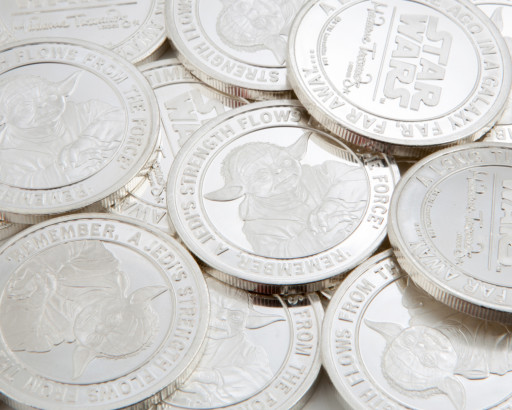 Silver plated coins