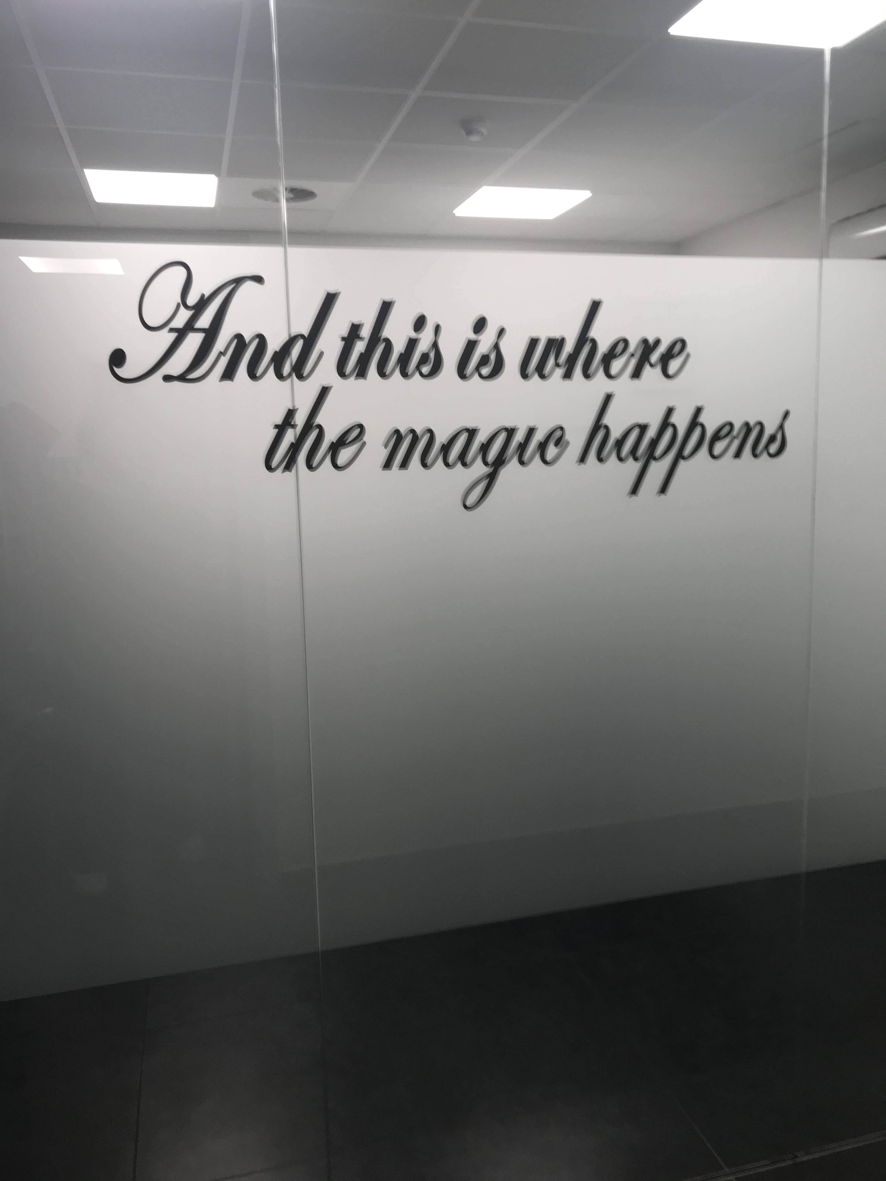 And this is where the magic happens