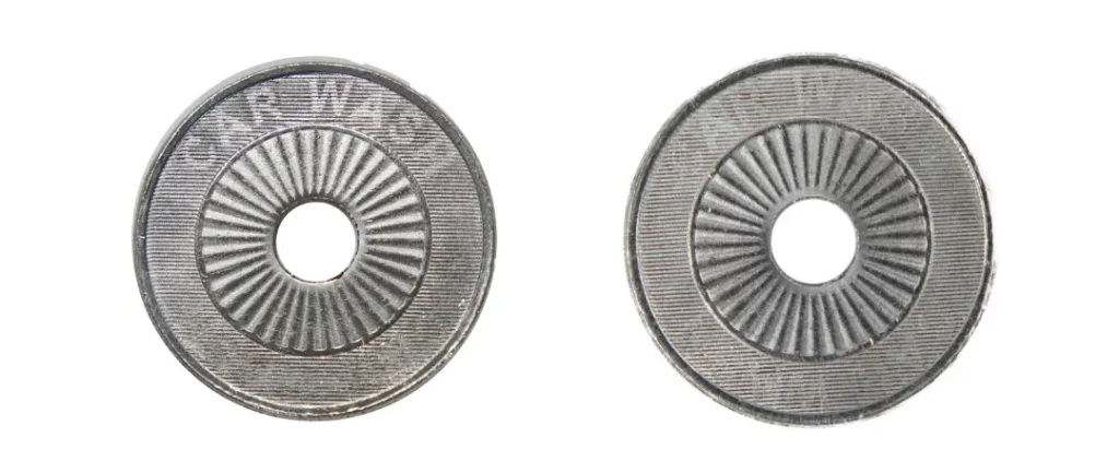 2 Multiview coins side by side. Both coins are the same model and show the difference in looking angle when viewing the latent images stamped on them.